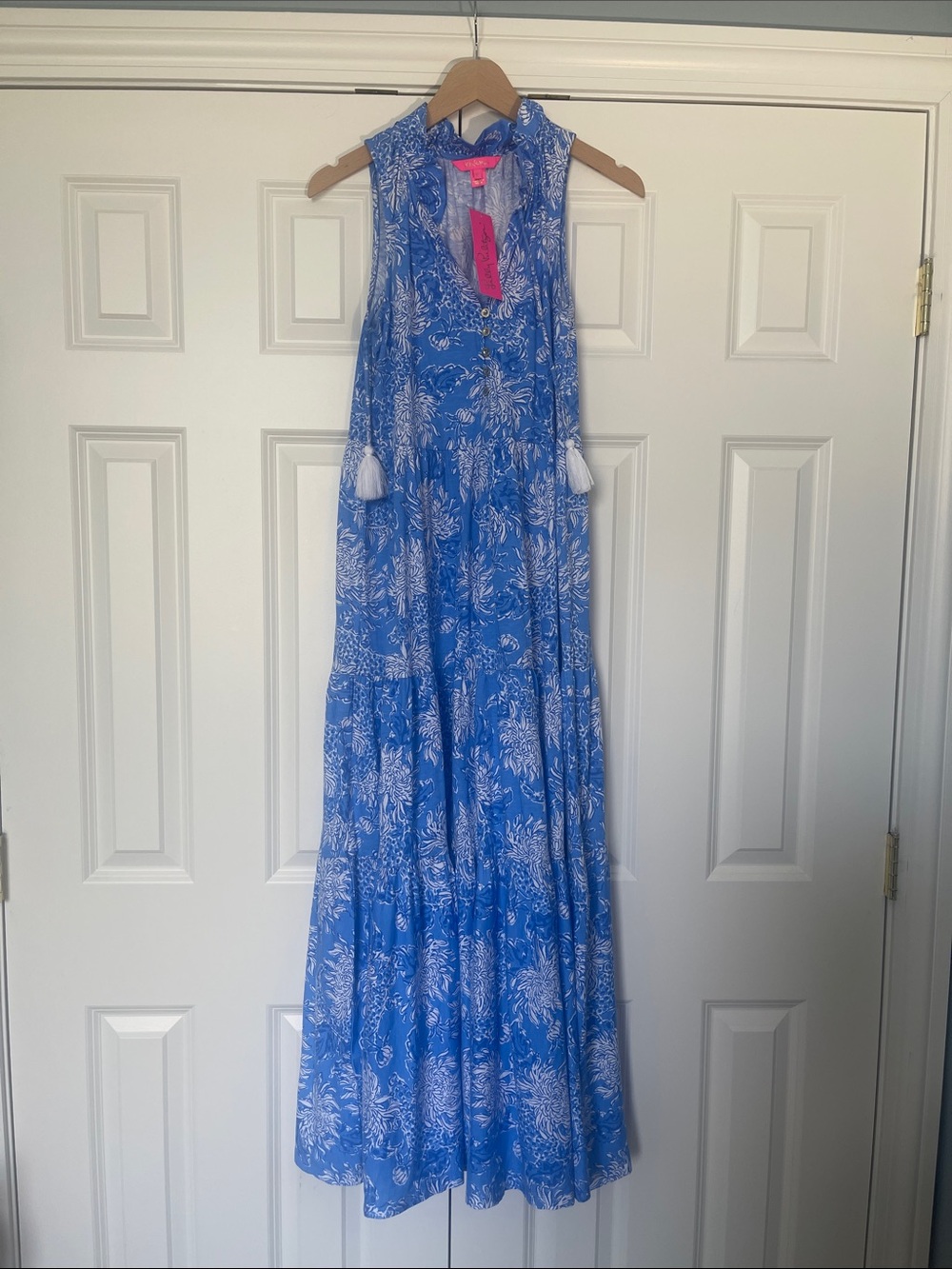 Lilly Pulitzer Malone Boca Blue Maxi Dress - Picture 6 of 11